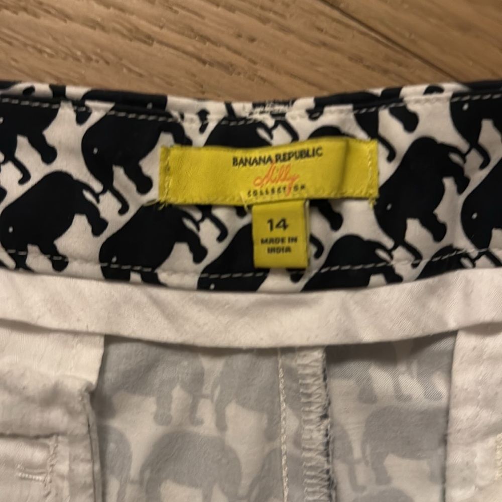 Banana Republic X MILLY Elephant Print Shorts, 14 - Picture 2 of 3